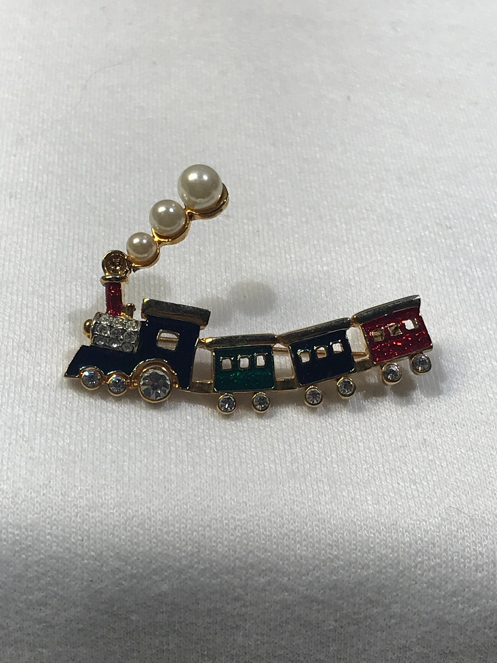 Train pin Christmas design Vintage Christmas Train sparkly | Etsy Train pin Christmas design Vintage Christmas Train sparkly | Etsy