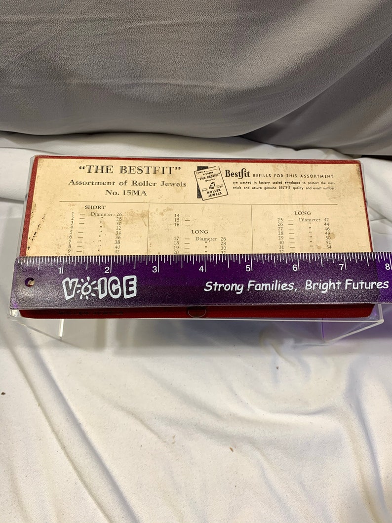 Antique Watchmaker Bestfit Box Roller Jewels Kit Vintage Etsy