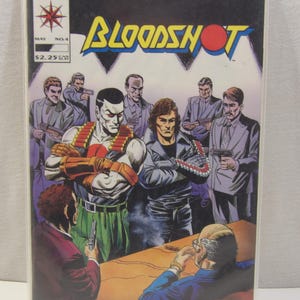 Vintage Valiant Comic Book, Bloodshot 1993 April No 4, Crime Lords