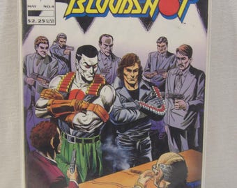 Vintage Valiant Comic Book, Bloodshot 1993 April No 4, Crime Lords
