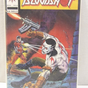 Vintage Valiant Comic Book, Bloodshot 1993 Mar No 2