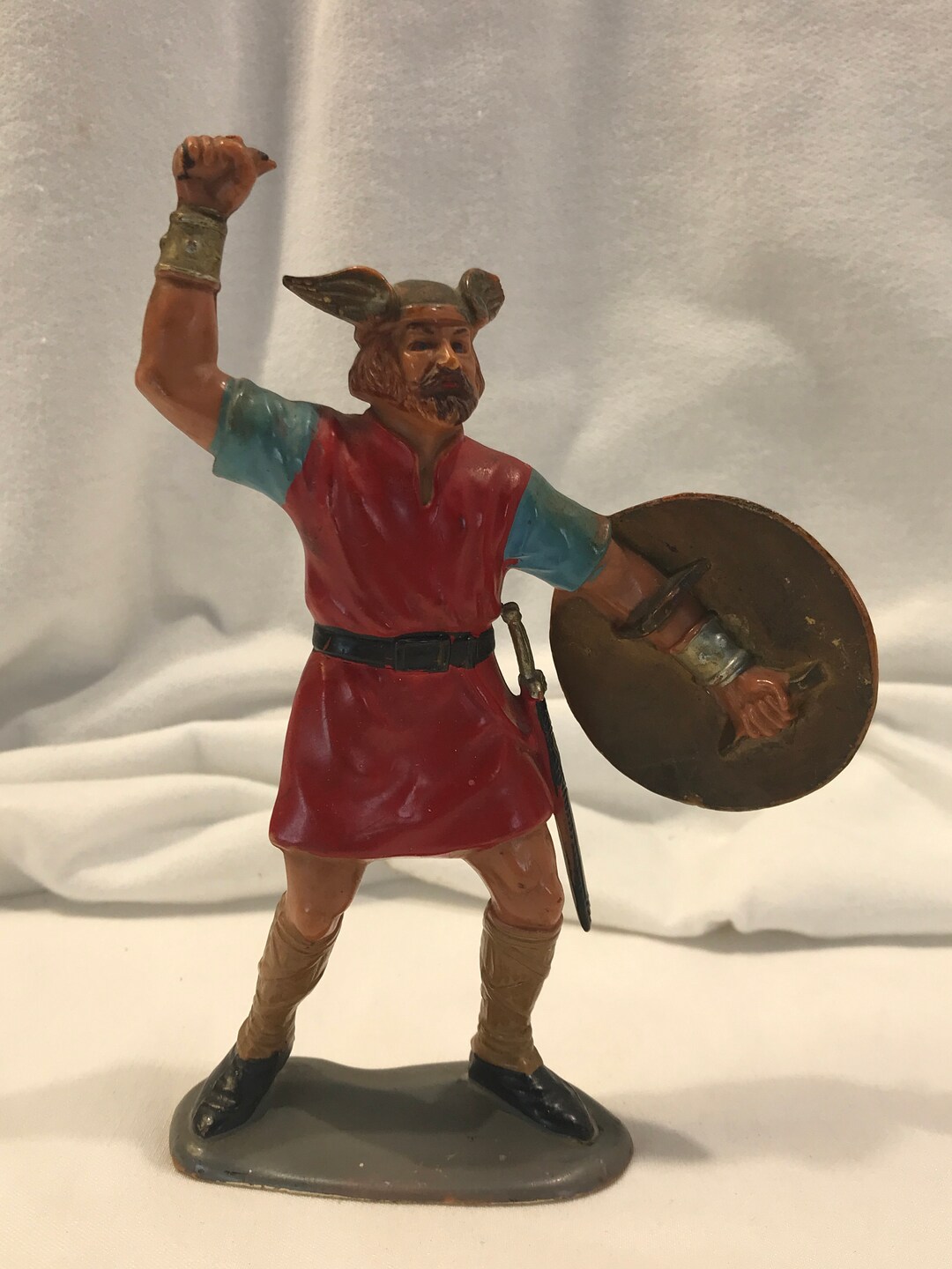 Louis Marx & Co Viking Toy, 1963 Vintage Toy Action Figure, Fighter