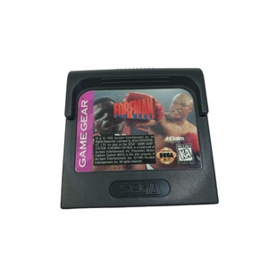 Sega Game Gear game, Foreman For Real, video game