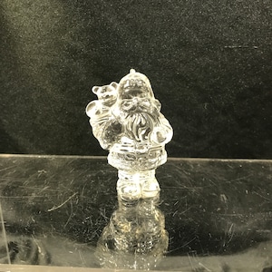 Marquis by Waterford crystal Santa Claus, Christmas holiday ornament, 2.5&quot; tall