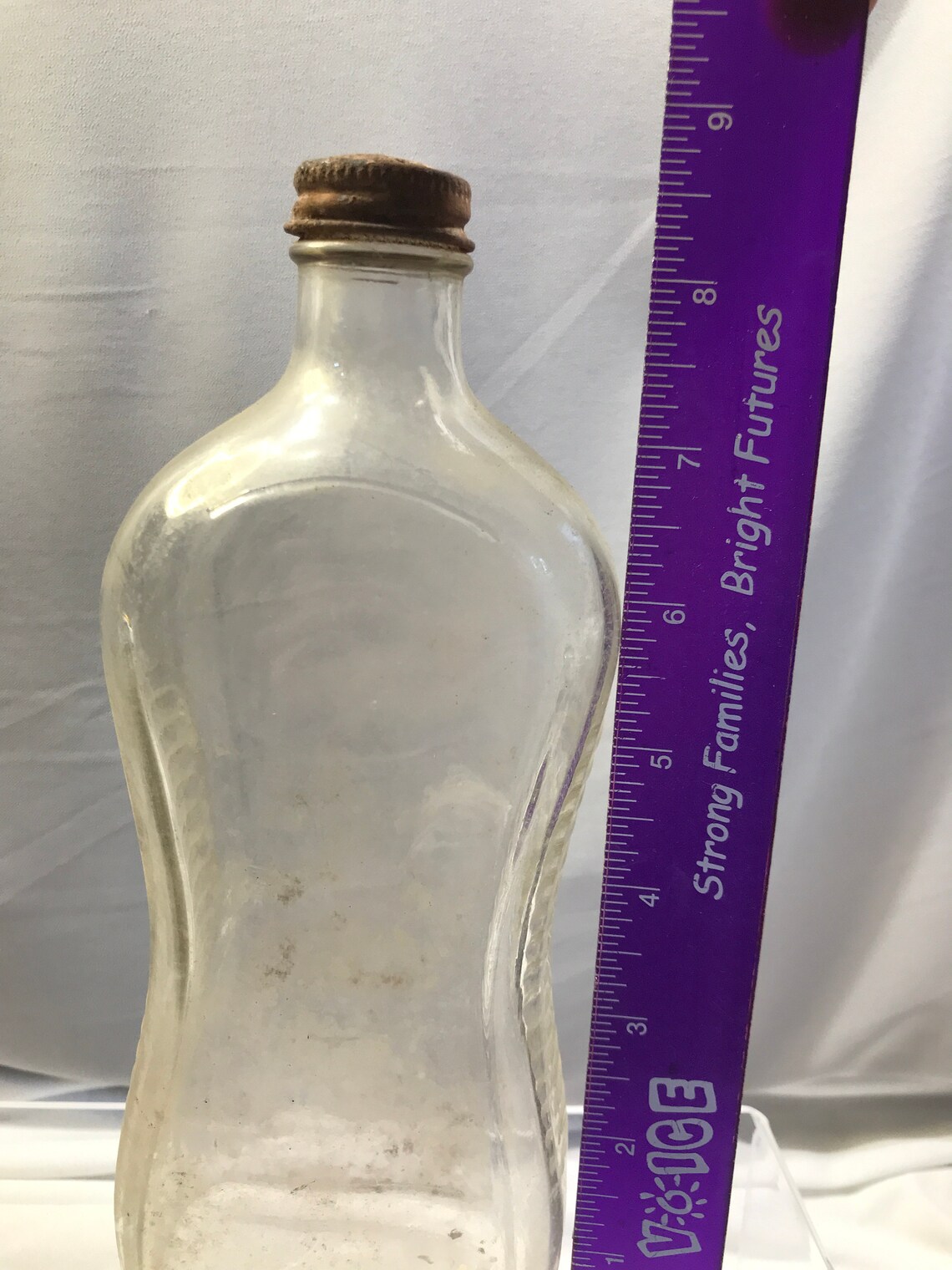 Antique bottle screw top vintage tonic syrup or vanilla Etsy