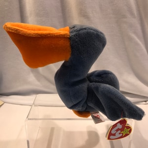Ty beanie baby, Scoop the pelican , rare 1996 plush bean bag toy