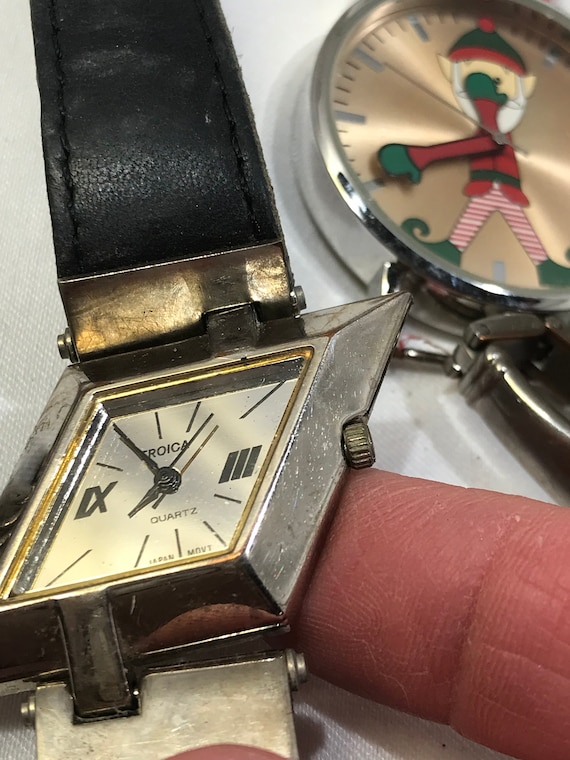 Vintage watch lot, old watches, ladies mens watch… - image 4