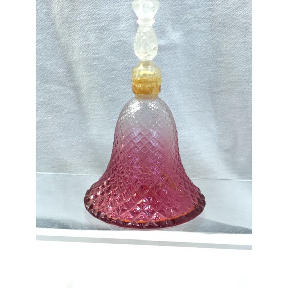 Avon bottle, Rosepoint bell, pink bell shaped Cha… - image 3