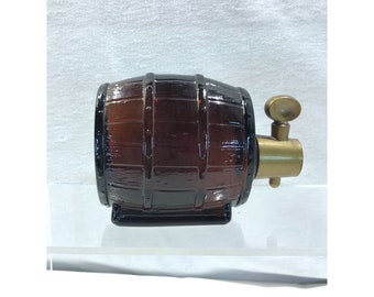 Butelka wody kolońskiej Avon Vintage: beczka z brązowego szkła – „Na kranie”