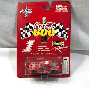 Coca-Cola diecast car, 1998 Coca Cola 600 Monte Carlo, Revell, 1:64 scale miniature car