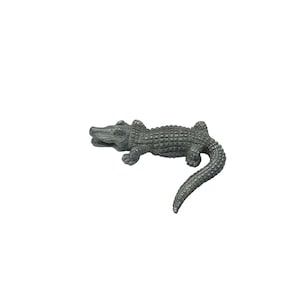 Miniature Spoontiques (PP95) Pewter crocodile alligator 2.5” mini croc or gator