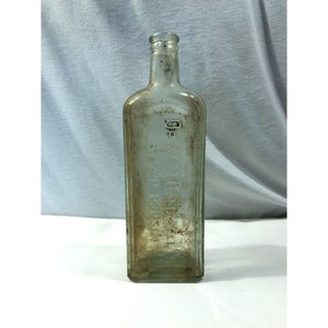 Antique bottle, Dr. WB Caldwell Syrup Pepsin, Monticello IL, 1920s era medicine bottle