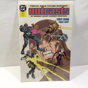 DC Comics 1987 Outcasts #1, Oct 1987, vintage comic book graphic novel