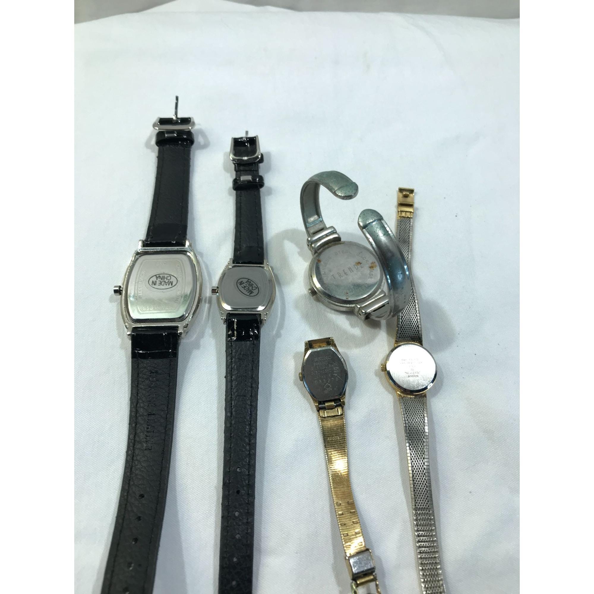 Vintage Watch Lot – Seiko, Armitron & Fashion Watches – Parts/Repair Watches for Repair Lot - Etsy main image 4