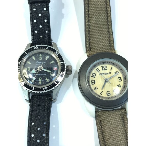 Vintage watch lot, 8 nonworking analog watches, H… - image 3