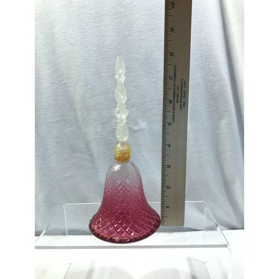Avon bottle, Rosepoint bell, pink bell shaped Cha… - image 7