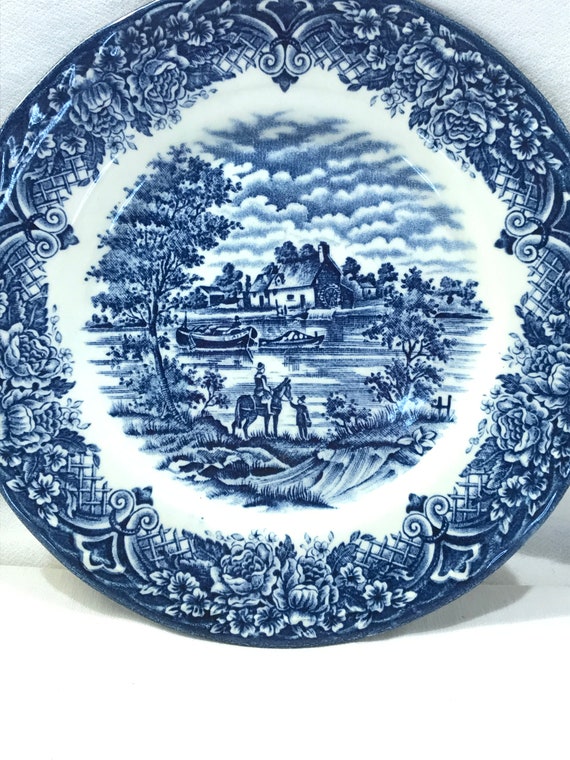 WH Grindley Homeland Salad or Bread Plate, 6.75