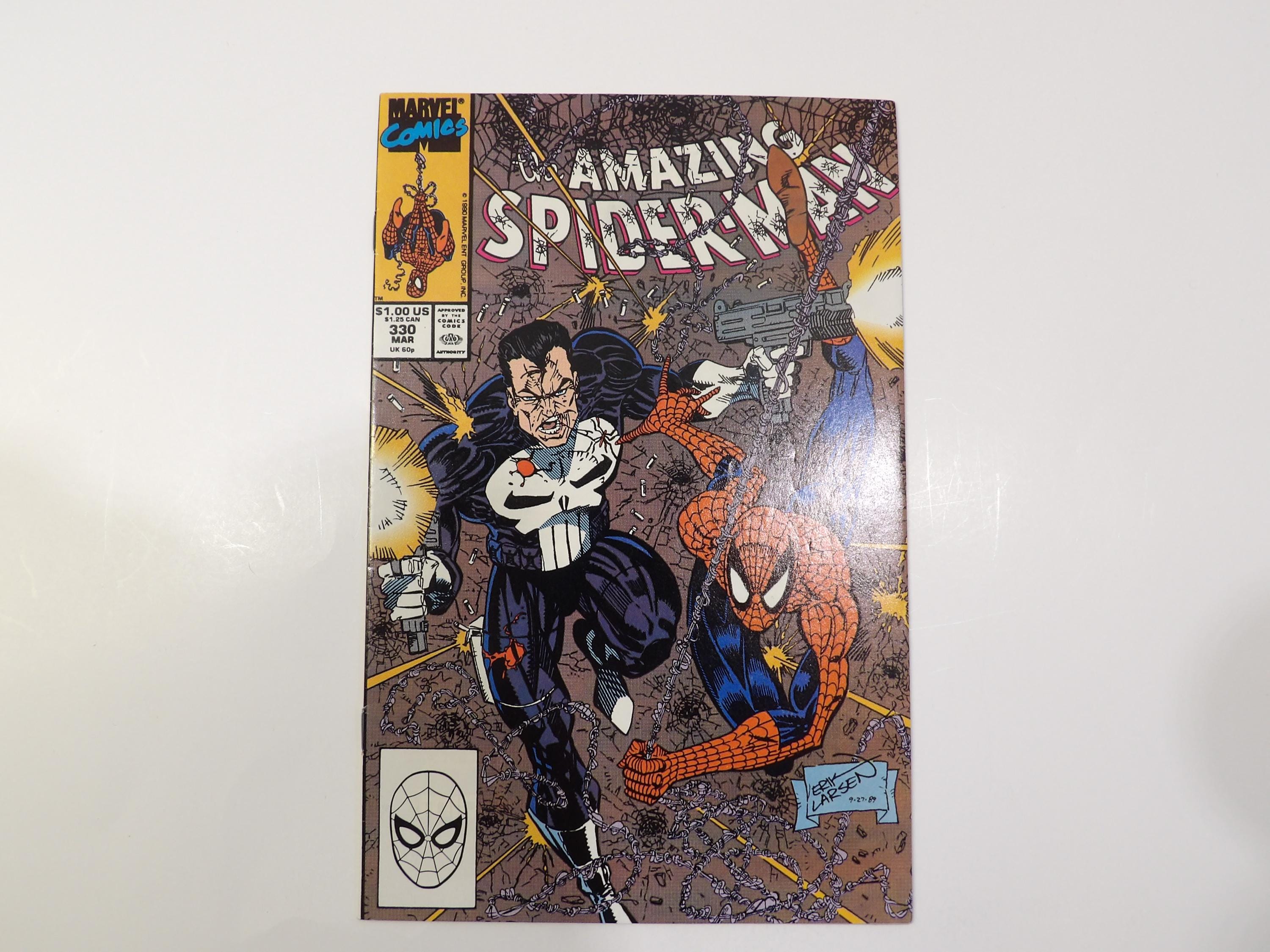 ヴィンテージ アメイジング スパイダーマン コミック #330、1990年9月