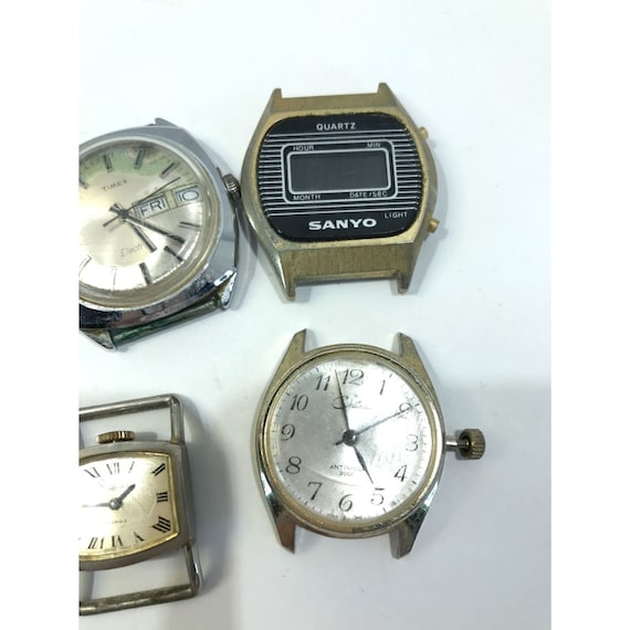 Vintage watch lot, 8 nonworking watches, Sheffiel… - image 2