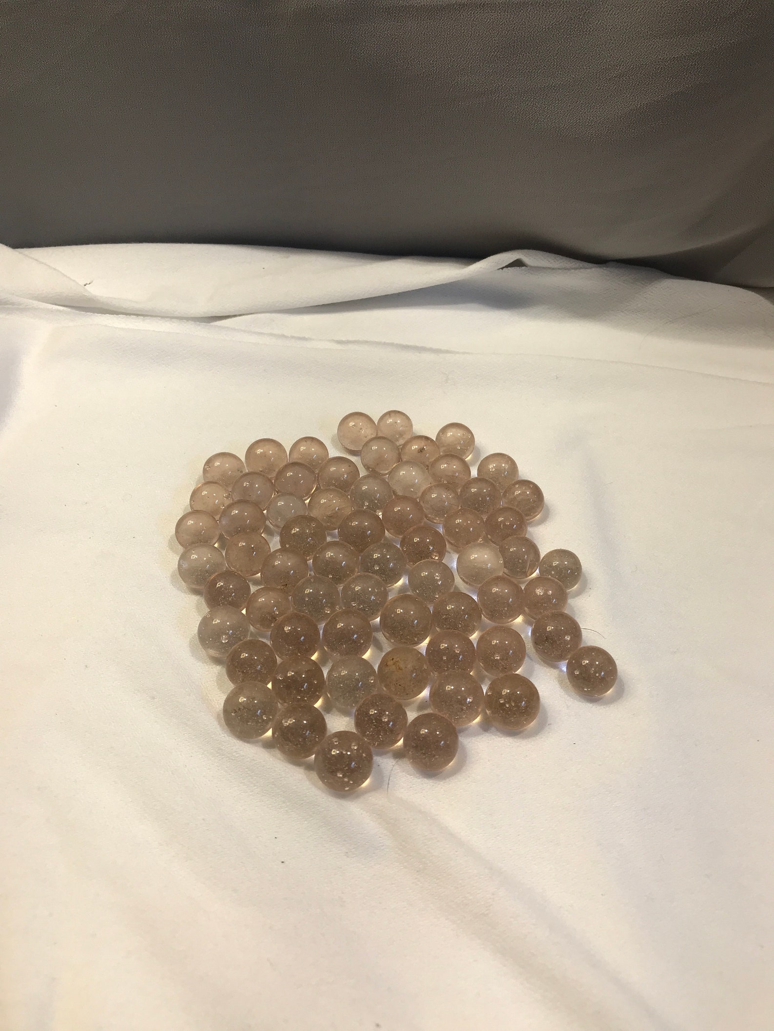 Antique marble lot pink glass marbles vintage 13mm 1/2 Etsy