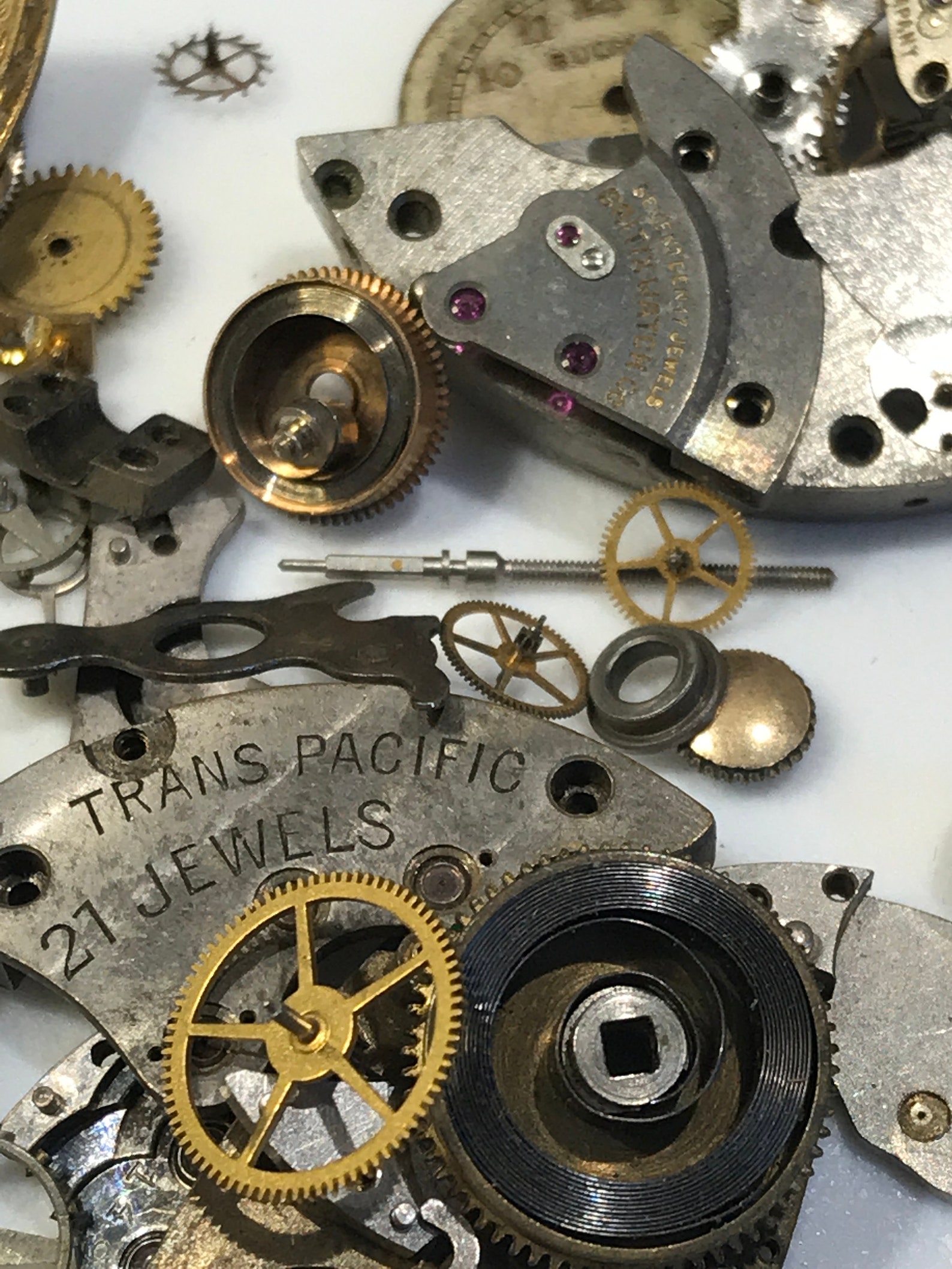 Vintage watch parts old watchmaking pieces craft lot Etsy