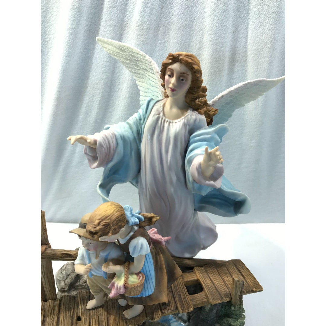 Franklin Mint Guardian Angel of Love by Emily Kaufman, 1990s RARE