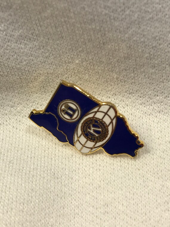 Kiwanis International pin, vintage lapel pin, Kiw… - image 6