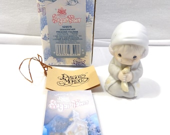 Precious Moments 1992 Sugar Town Preacher Figurine, Enesco, Sam Butcher