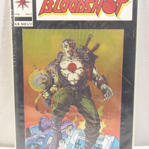 Vintage Valiant Comic Book, Bloodshot 1993 Feb No 1