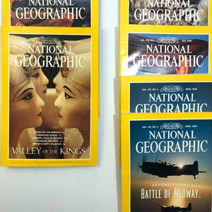 National Geographic Magazine, 1998 & 1999 vintage magazine, choice of dates, NatGeo archive