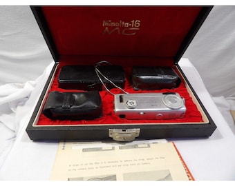 Vintage Minolta 16 Rokkor 22mm F/2.8 16mm Film Camera - Etsy Canada