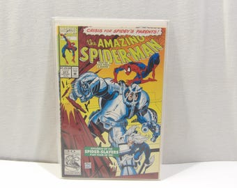 Vintage Amazing Spider-Man Comic Book #371, Spider-Slayers