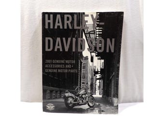Harley Davidson 2001 Genuine Motor Accessories and Parts softcover book