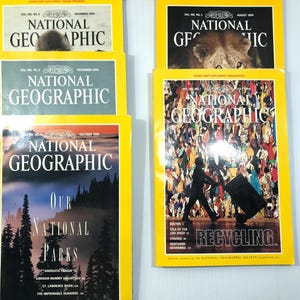 National Geographic Magazine, 1994 vintage magazine, choice of dates, NatGeo archive