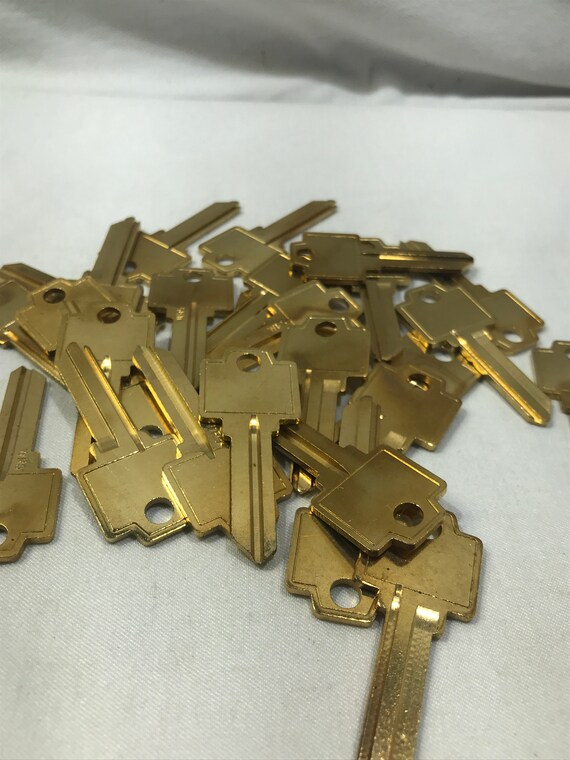 Brass Key Blanks Generic Weiser WR5 Uncut Keys for House Etsy