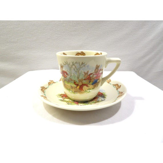 Royal Doulton Bunnykins English Fine Bone China Cup & Saucer Royal Doulton Bunnykins English Fine Bone China Cup & Saucer