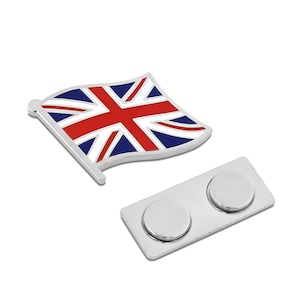 UK Flag of United Kingdom Union Jack Enamel Lapel Pinless Backing for jacket, backpack, memorial, clothes, bag, shirt