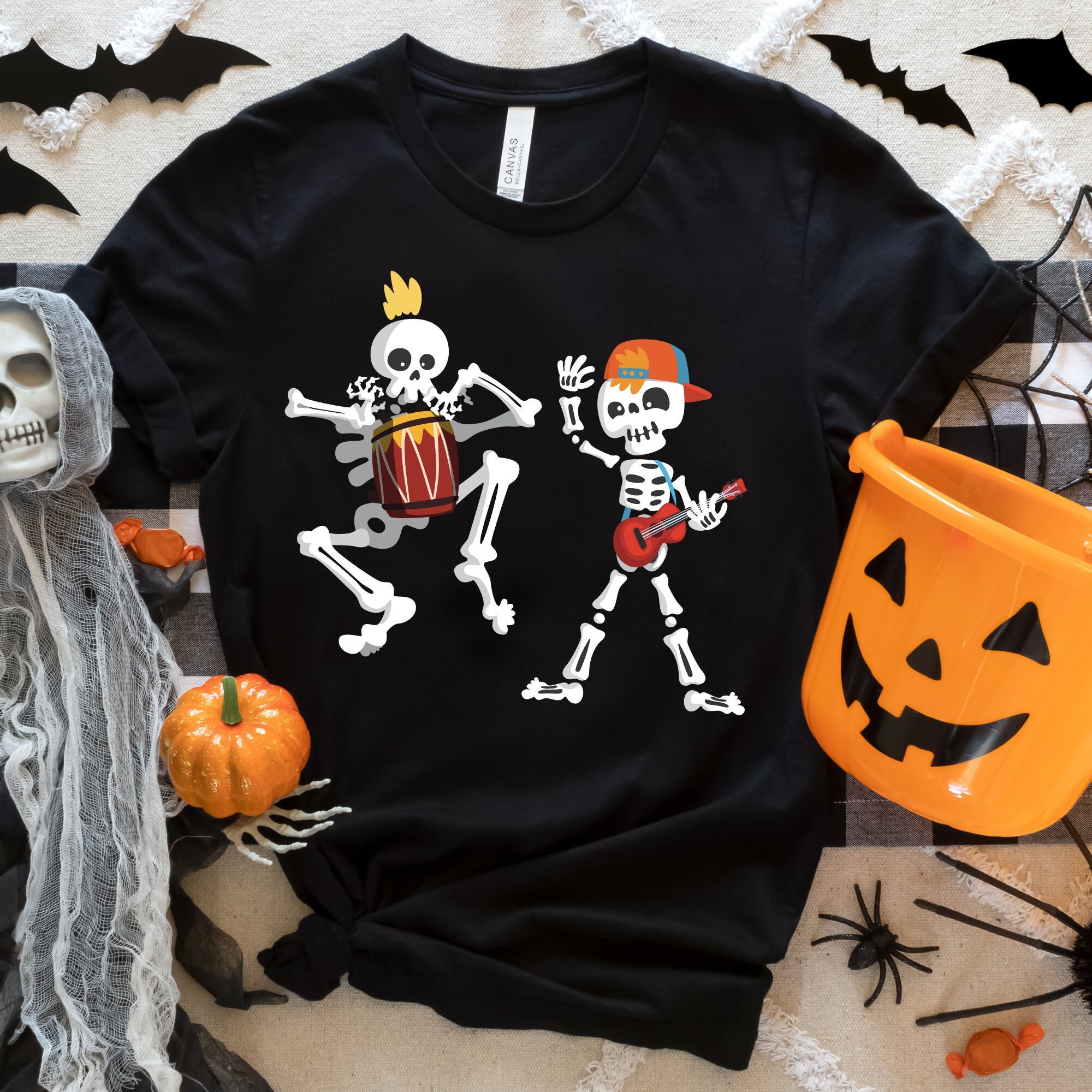 Dancing Skeletons Halloween Shirt 