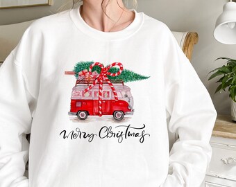 vw bus ugly christmas sweater