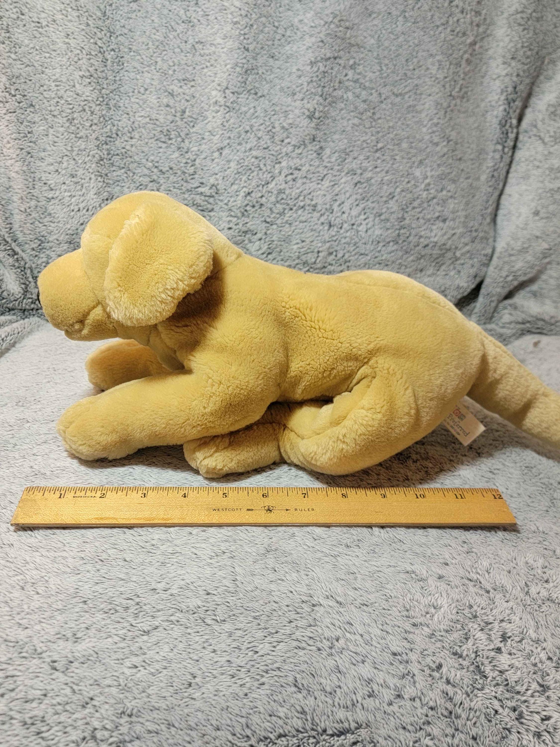 Kids Preferred Yellow Lab Labrador Plush ESSA Stuffed Dog Floppy ...