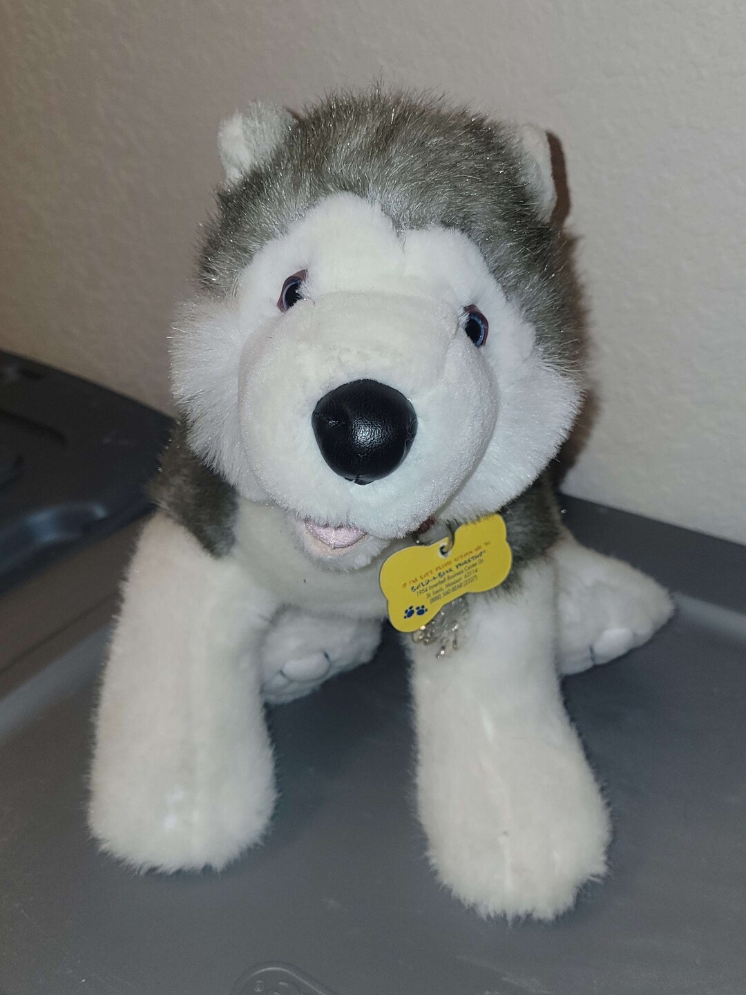 Build a Bear Husky Plush Etsy