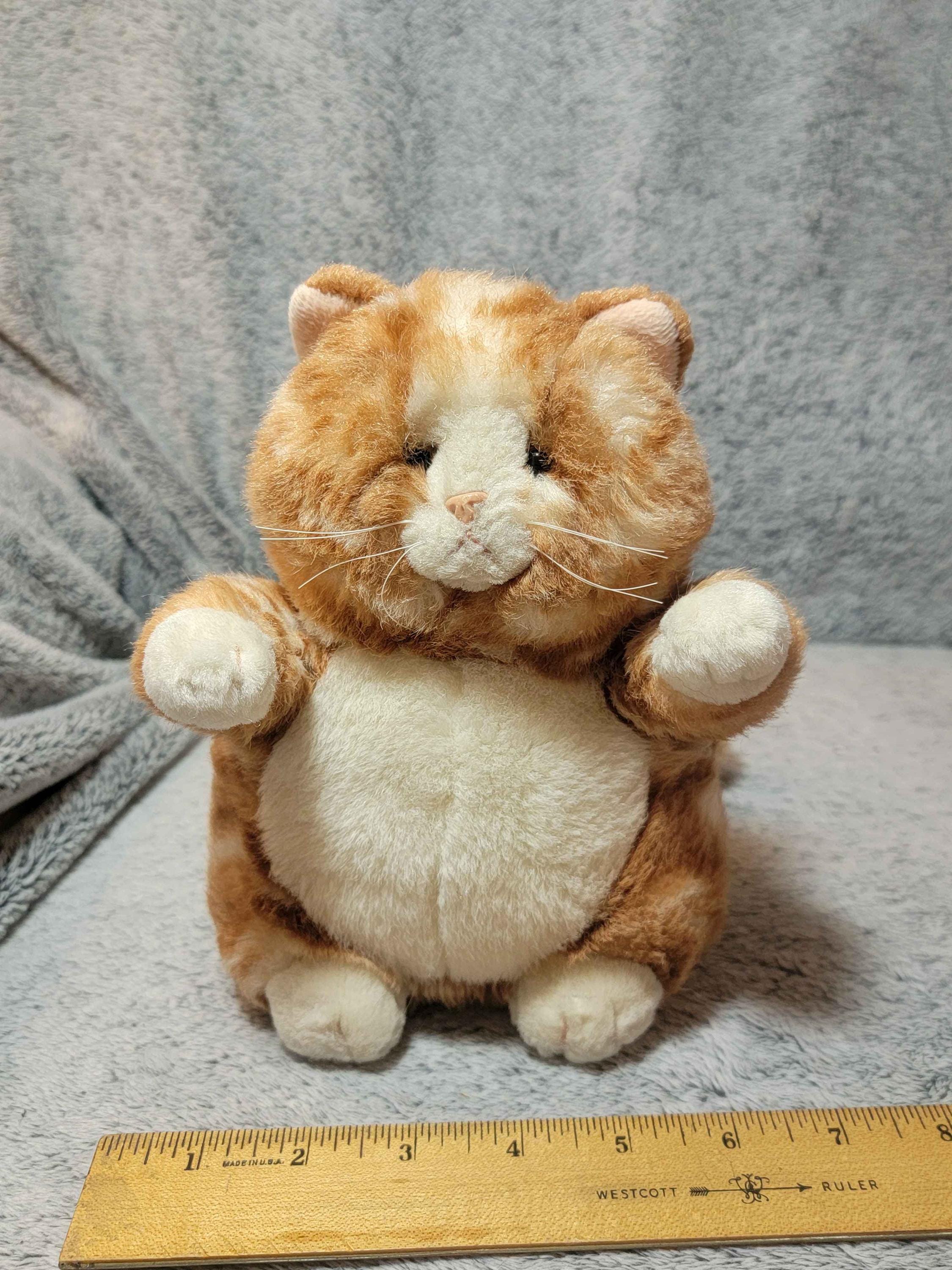 Russ Prudence Orange Tabby Cat Vintage Fat Sitting Kitten - Etsy