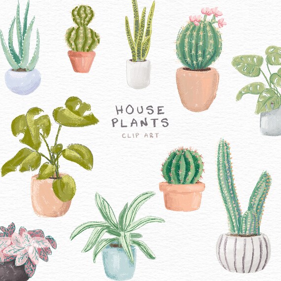 House Plants Clip Art, 13 Different House Plants, Set Number 1, Instant  Downloadable Clipart Files, Clip Art, Digital Download - Etsy
