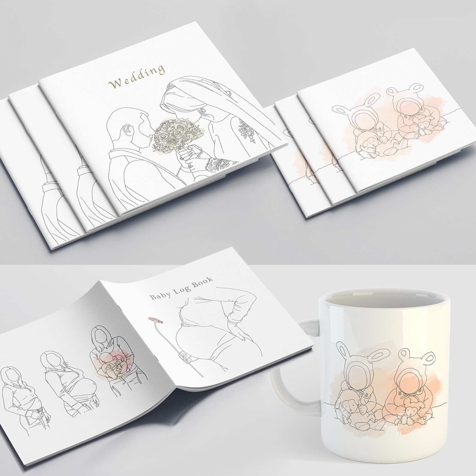 Custom Line Drawing, Custom Illustration, Line Art Drawing, Custom ...