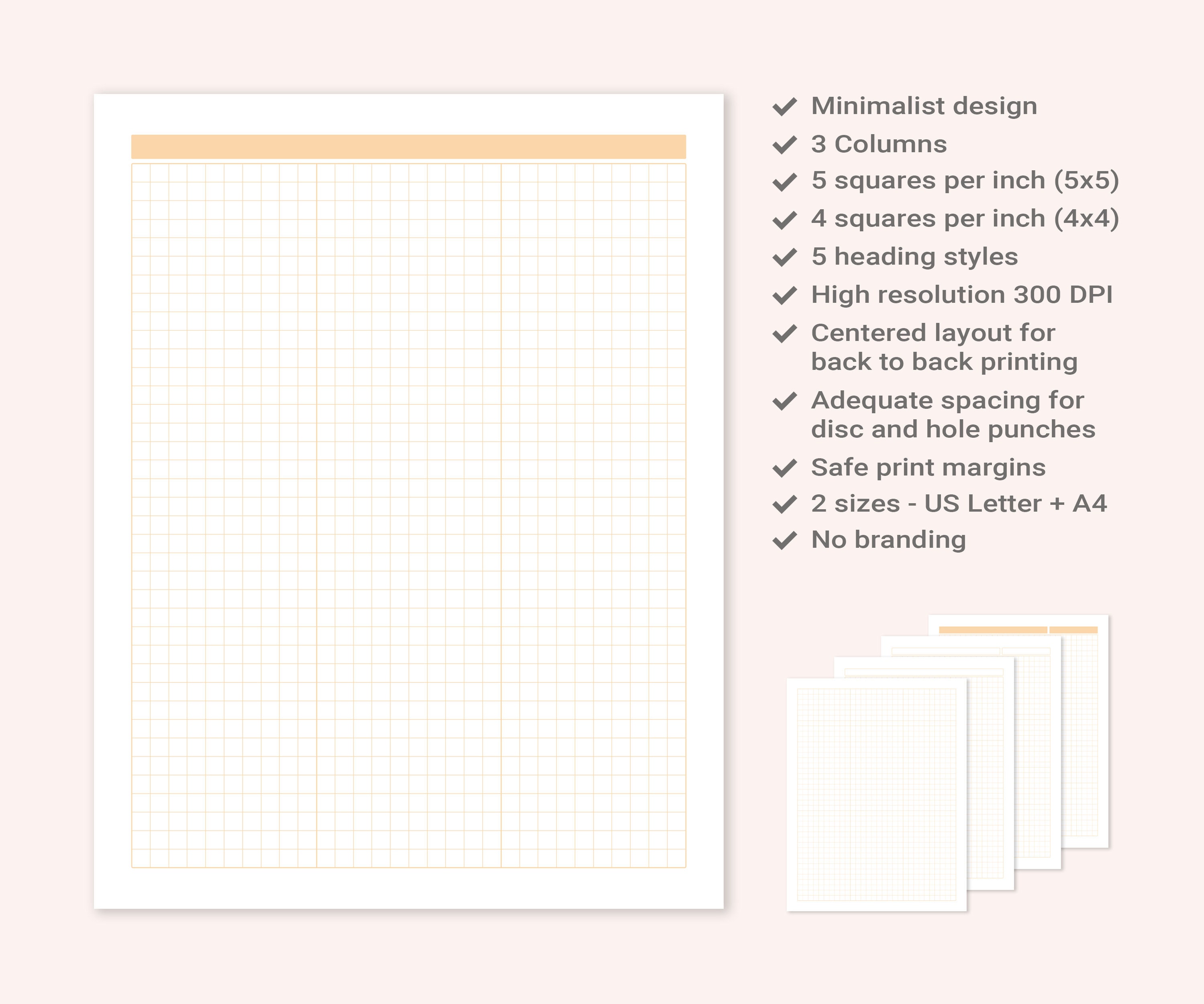 Large Grid Paper Template
