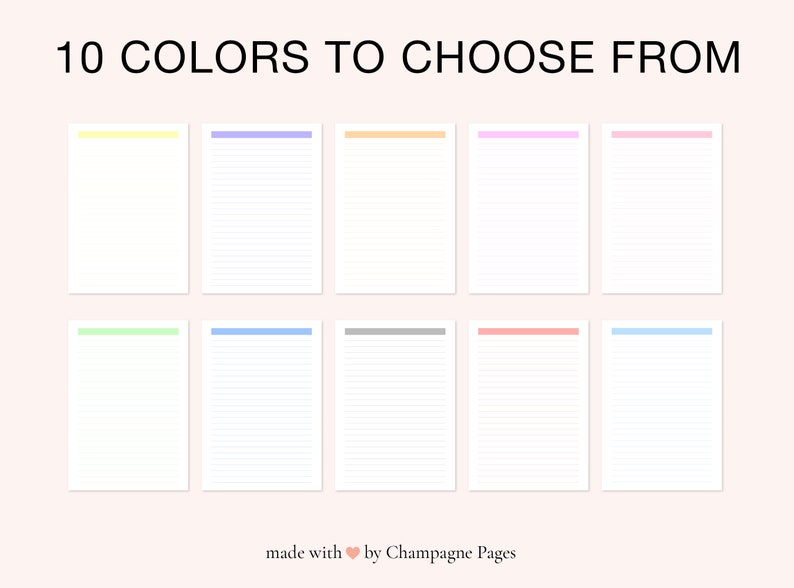 Printable Paper Templates College Ruled Medium Ruled, 7.1mm Spacing