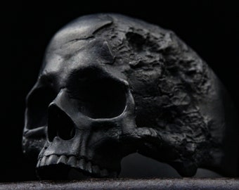 Gothic Ring Skull Knight Masonic Rock Handmade Jewelry Standard Maxilla Popular Details Exquisite Texture 925 Silver Brass Men and Women