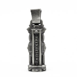 Steampunk style column pendant, Victorian necklace, Industrial Revolution, steam-powered mechanical pendant, fantasy spirit necklace