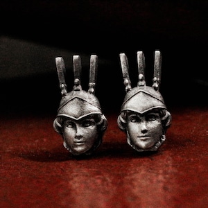 Ancient Greek Athena goddess earrings-goddess statue earrings-goddess of wisdom earrings-goddess of war earrings-925 silver earrings
