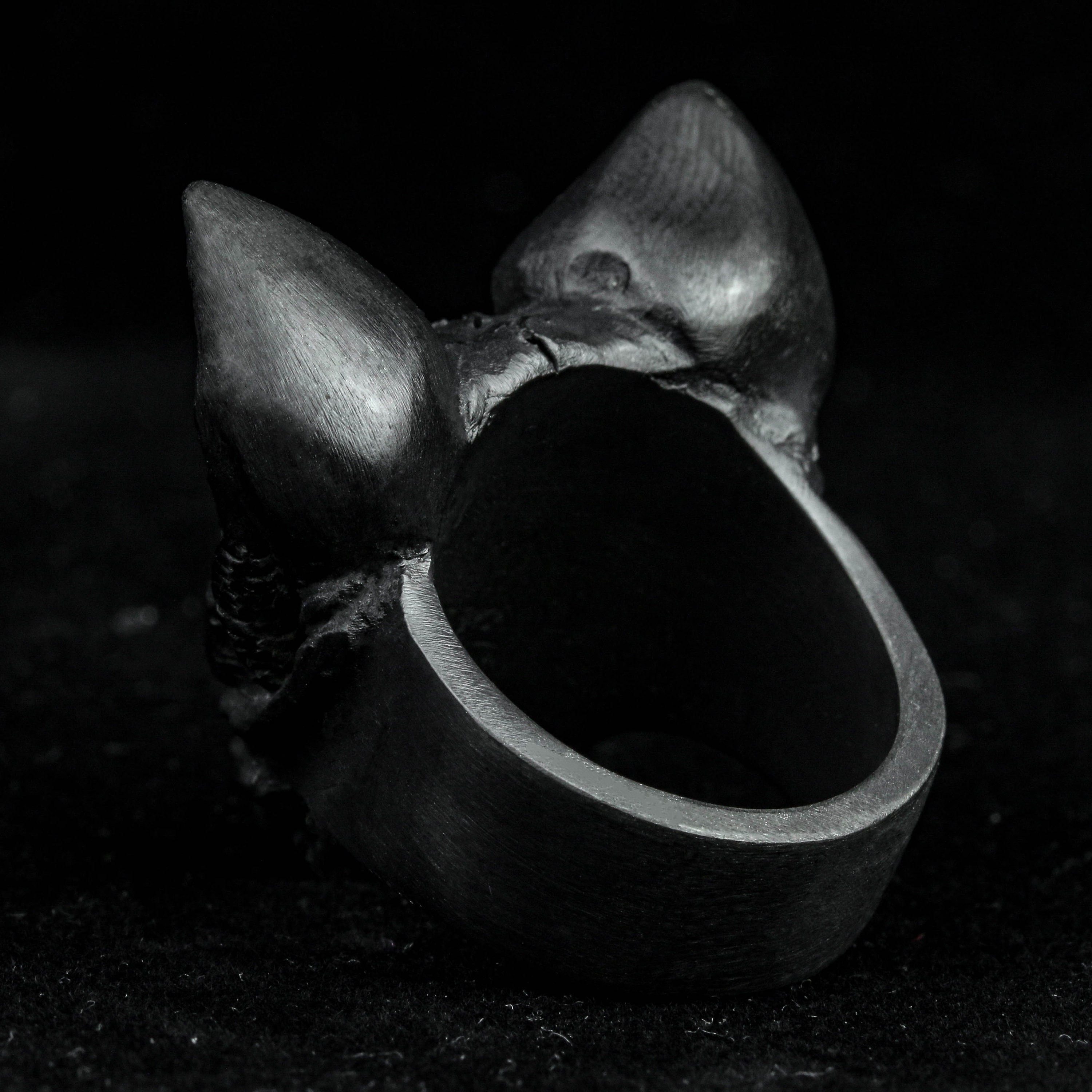 Skull Ring-animal Skull Ring Punk Rock Satanic Jewelry - Etsy